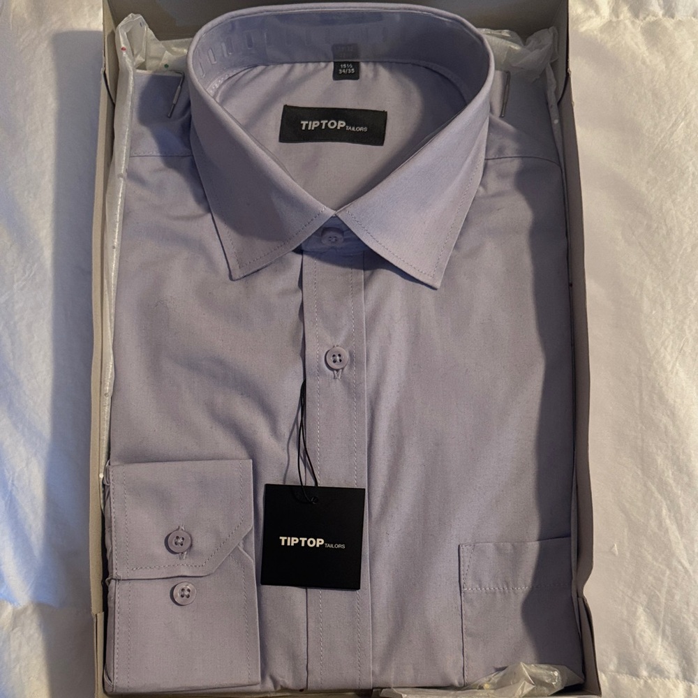 Tip Top Men's Lavender Dress Shirt